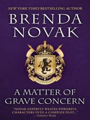 cover image of A Matter of Grave Concern